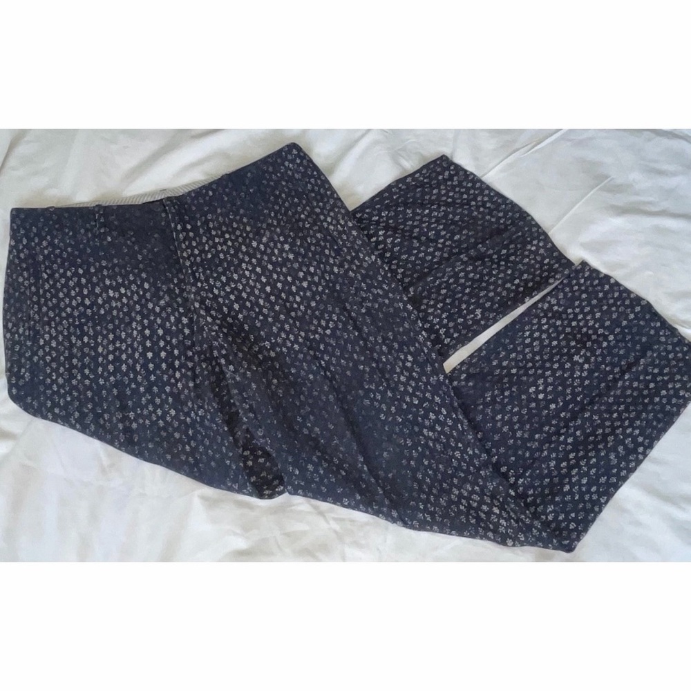 Peruvian Connection Navy Patterned Chinos